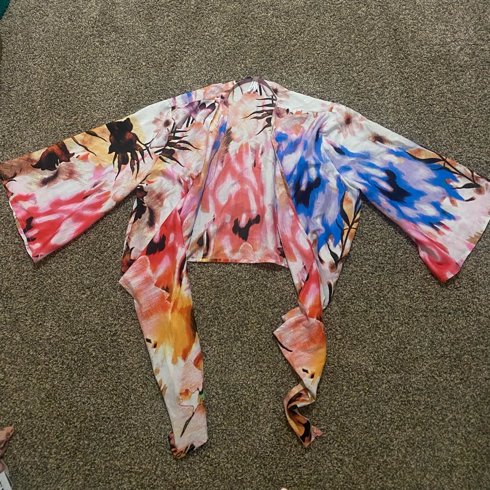 Tropical Tie Up Shirt